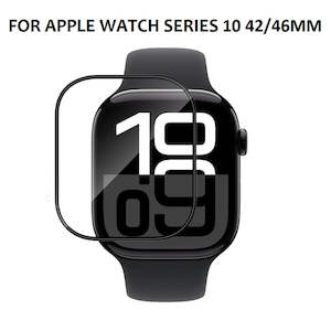 For Apple Watch Series 10 42mm 46mm Premium Full Coverage Tempered Glass Screen Protector