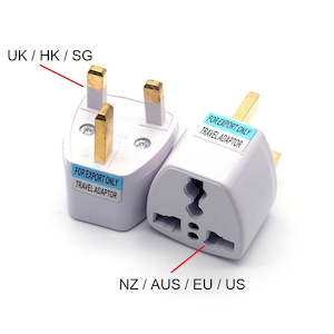 Universal NZ/AU/US/EU To UK/HK/SG 3 Pin International Travel Adapter Plug Converter