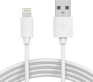 Charging Adapters Cables: For iPhone iPad Lightning To USB Fast Charging Cable Cord 1m / 2m