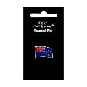 Enamel Pin Badge NZ Flag New Zealand Souvenir