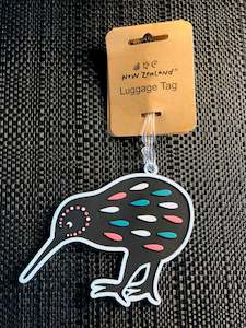 Kiwi Bird Design - NZ Souvenir Luggage Tags