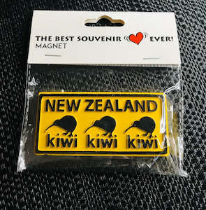 New Zealand Kiwi Yellow - NZ Fridge Magnet Souvenir