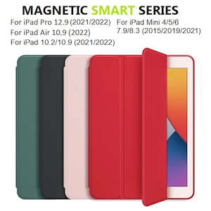 For Apple iPad Series Premium PU Leather Full Protection Magnetic Smart Cover