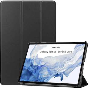 For Samsung Galaxy Tab Series Premium PU Leather Full Protection Magnetic Smart Cover Case