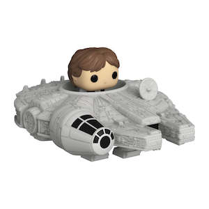 Books: POP! MOVIES: STAR WARS: HAN W/ MILLENIUM FALCON BITTY POP RIDE