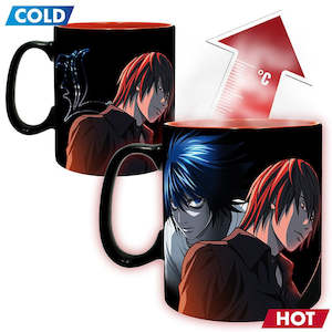 DEATH NOTE KIRA & RYUK HEAT CHANGING MUG