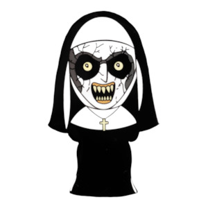 NUN CHIBI ENAMEL PIN