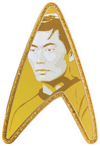 STAR TREK ORIGINAL SERIES SULU DELTA PIN