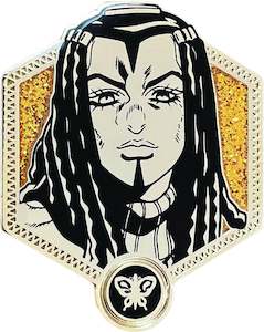 JOJOS BIZARRE ADVENTURE STONE OCEAN GOLDEN ERMES PIN