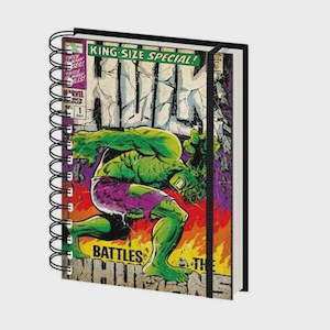 Books: MARVEL COMICS HULK SPIRAL NOTEBOOK