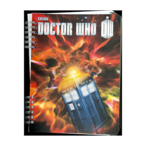 DOCTOR WHO TARDIS LENTICULAR JOURNAL