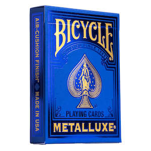 BICYCLE METALLUXE BLUE PLAYING CARDS