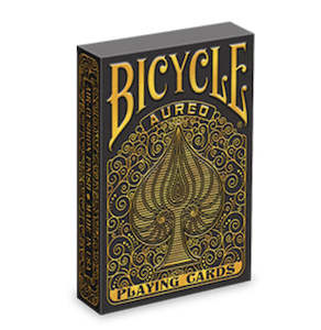 Books: BICYCLE AUREO BLACK PLAYING CARDS