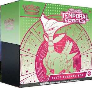 POKEMON SCARLET & VIOLET TEMPORAL FORCES ELITE TRAINER BOX - IRON LEAVES