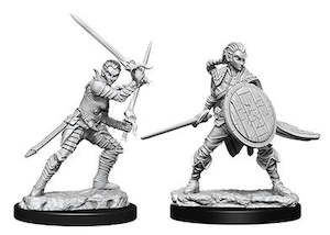 PATHFINDER BATTLES DEEP CUTS UNPAINTED MINI: ELF FEMALE FIGHTER