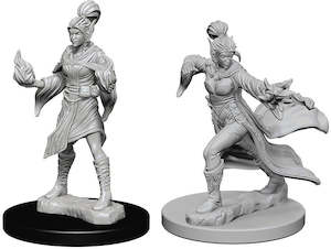 PATHFINDER BATTLES DEEP CUTS UNPAINTED MINI: ELF FEMALE SORCERER