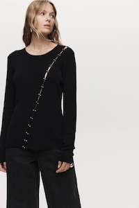 Poppy Top Black