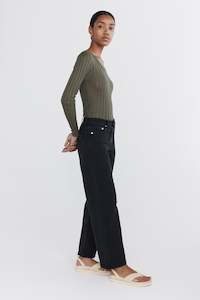 Wide Leg Jean - Black