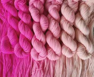 Yarn: Pink Fade - Bluefaced Leicester 4ply