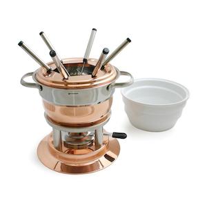 Swissmar Lausanne 11pc Copper Fondue Set