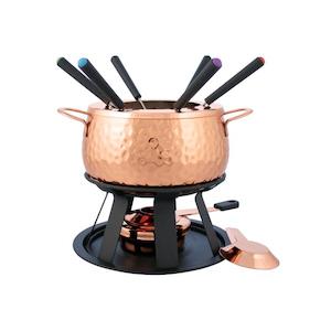 Swissmar Biel 11pc Copper Fondue Set