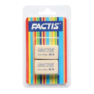 Correction: Factis Erasers 36r Twin Hangsell Pack