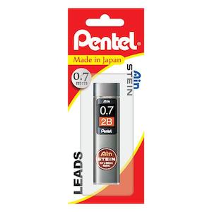 Pentel ain stein leads 2b 0.7mm tube/40 hangsell