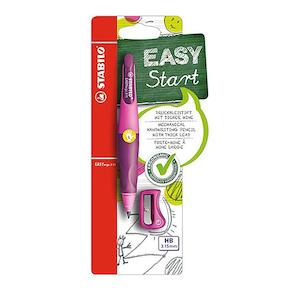 Pencils: Stabilo easyergo left hand pink