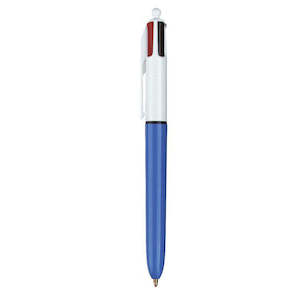 Bic 4 Colour Pen Medium Single