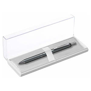 Writing Pens: Pentel Energel Metallic Metal Black With Gift Box BL407MA-PBOX