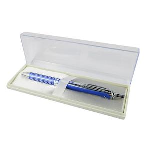 Pentel energel ballpoint pen retractable 0.7mm violet aluminium barrel black