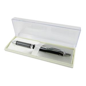 Pentel energel ballpoint pen retractable 0.7mm black aluminium barrel black