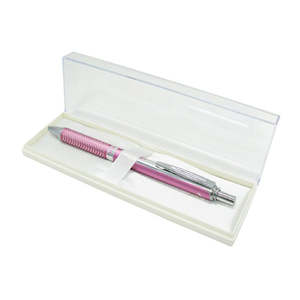 Energel Gel Roller Pen Retractable Bl407 0.7Mm Pink Brl Blk Ink