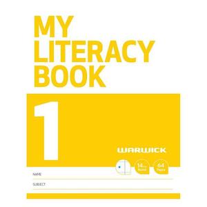 Warwick FSC Mix 70% My Literacy Book1 14mm Ruled 64 Page