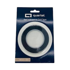 Whiteboards Flip Charts: Quartet geotape 6mm black crepe