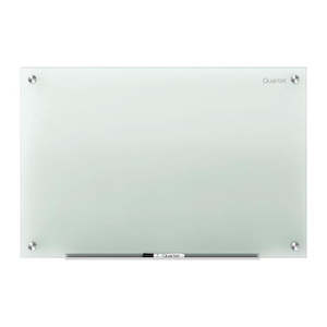 Whiteboards Flip Charts: Quartet glass board infinity 450x600mm frost