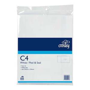 Croxley Envelope C4 Peel And Seal Wallet Flap 25 Pack