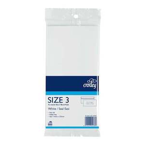 Postal Supplies: Croxley Envelope Size 3 Seal Easi Bond 114x225mm 20 Pack