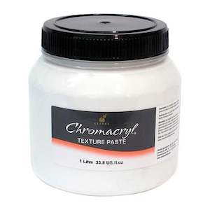 Paint Accessories: Chromacryl Medium 1 Litre Texture Paste Acrylic