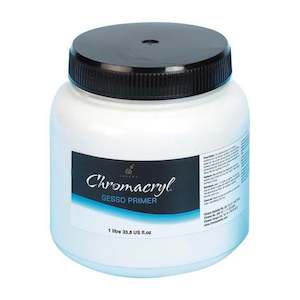 Chromacryl Medium 1 Litre Gesso Primer