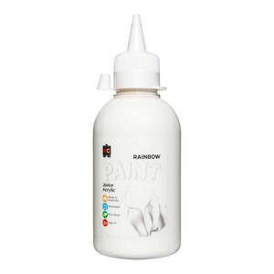 Paint Accessories: EC Paint Rainbow Acrylic White 250ml