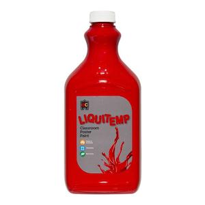 Liquitemp Poster Paint 2l Brilliant Red