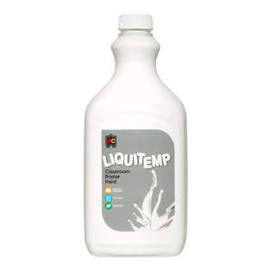 Paint Accessories: Liquitemp Poster Paint 2l White