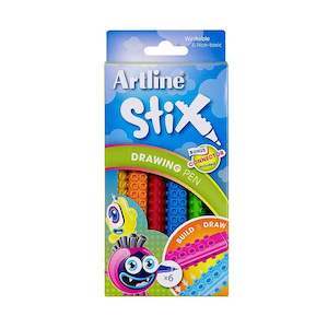 Artline stix drawing pen 6pk