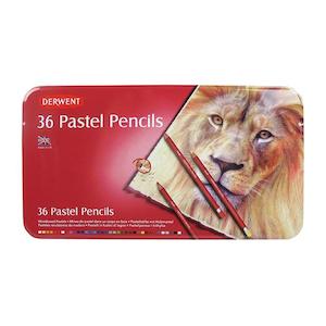 Drawing Instruments: Derwent pastel pencil tin 36