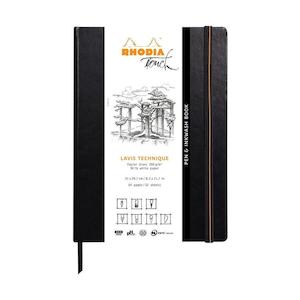 Rhodia Touch Pen and Inkwash Book A4 Portrait Blank