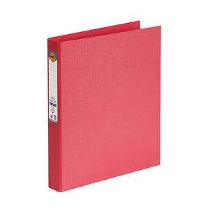 Lever Arch Files: Marbig ring binder a4 25mm 2d pe coral