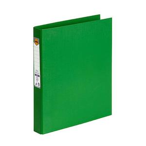 Marbig ring binder a4 25mm 2d pe green