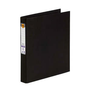 Marbig ring binder a4 25mm 2d pe black