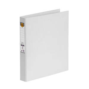 Marbig ring binder a4 25mm 2d pe white